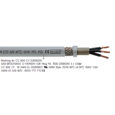 CC 600 CY_Flexible Control cable