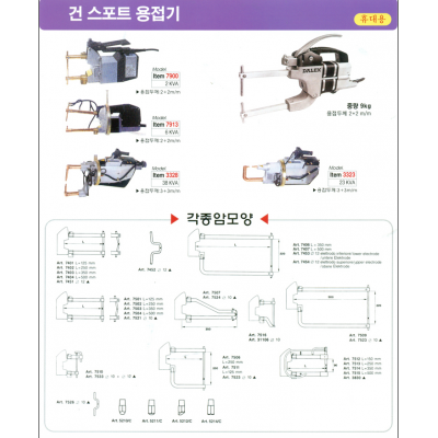 휴대용 건 스포트 용접기