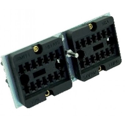 V96 socket - Soldering terminals, panel mount, 8 pole