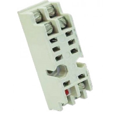 V15 socket - Screw terminal, wall mount, diode and LED