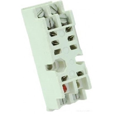 V13 socket - Screw terminal, wall mount, diode and LED