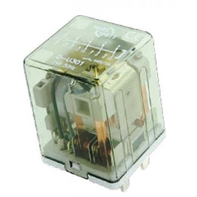 D-U300 relay - Plug-in, 4 pole, AC coil