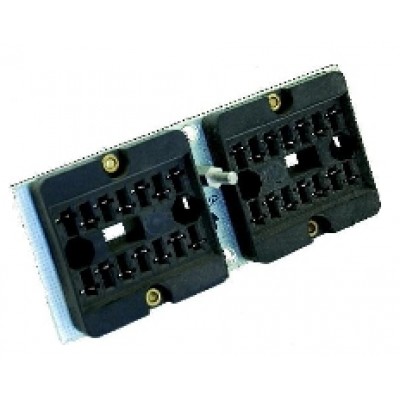 V97 socket - Crimp terminal, panel mount, 8 pole