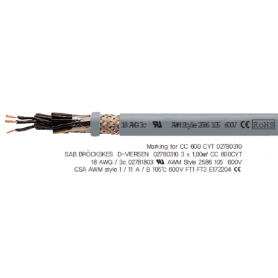 CC 600 CYT _Flexible Control cable