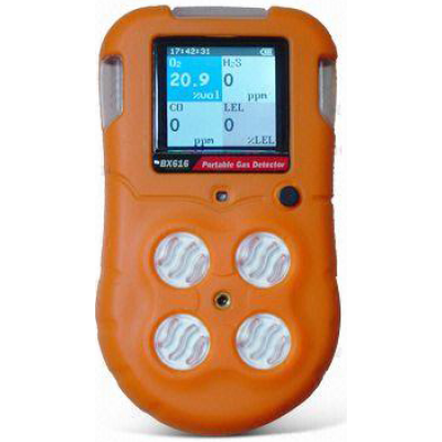 휴대용 다중 가스 디텍터  ( Portable Mult Gas Detector ) 멀티 개스 누설 검출기, 연소개스, H2S, CO, O2 측정,  실시간 상황 표시 LED, 오디오, 진동기능  , 소형 경량급