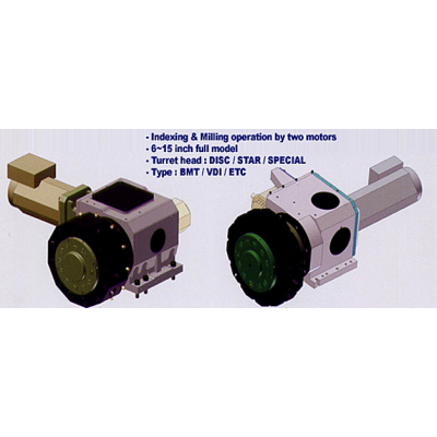 2-MOTOR MILL TURRETS