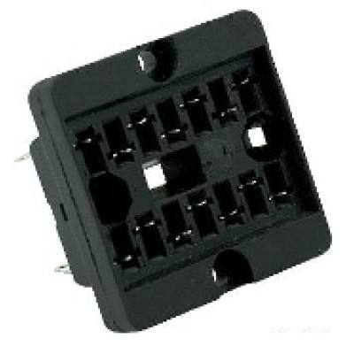 V3 socket - Soldering terminals, panel mount