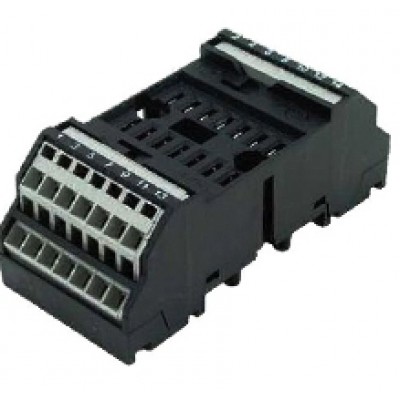 V29 socket - Spring clamp terminal, wall/ rail mount